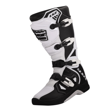 Motocross čizme LS2 RAPTOR muške crno bele 41