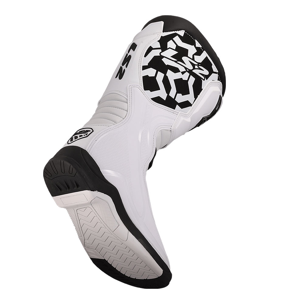 Motocross čizme LS2 RAPTOR muške crno bele 41