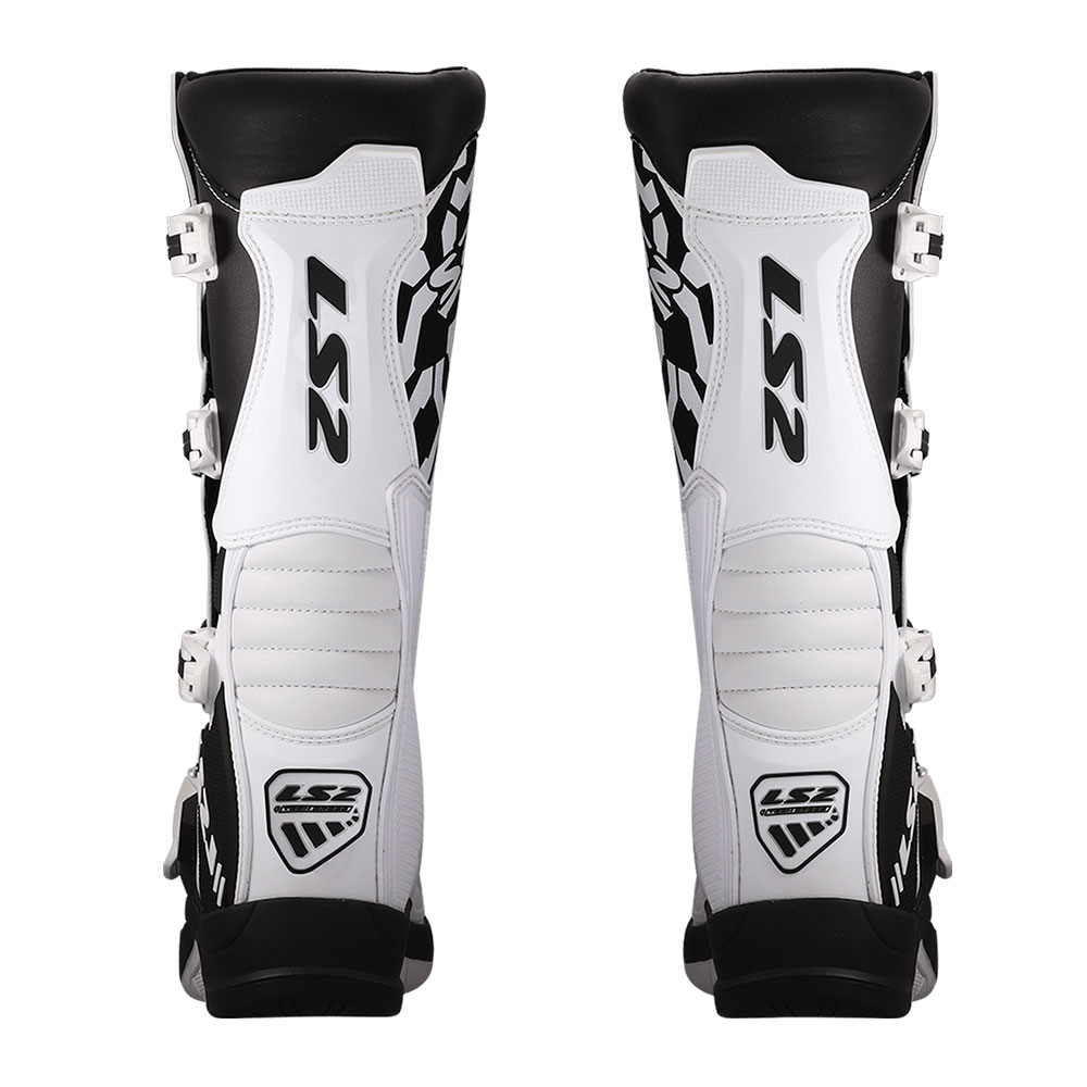 Motocross čizme LS2 RAPTOR muške crno bele 42