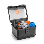 Centralni kofer Kappa K'METROBOX KMX400B Alu sivi Monolock 40L