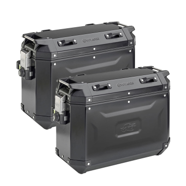 Bočni koferi Kappa K'VOYAGER KVG37BPACK2 Alu crni Monokey 37L