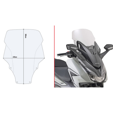 Vizir povišeni GIVI Honda Forza 125 / 350 (21-23) D1187ST