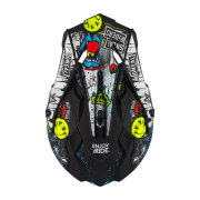 Kaciga ONEAL Cross 2SRS RANCID crno bela XL