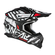 Kaciga ONEAL Cross 2SRS GLITCH crno bela