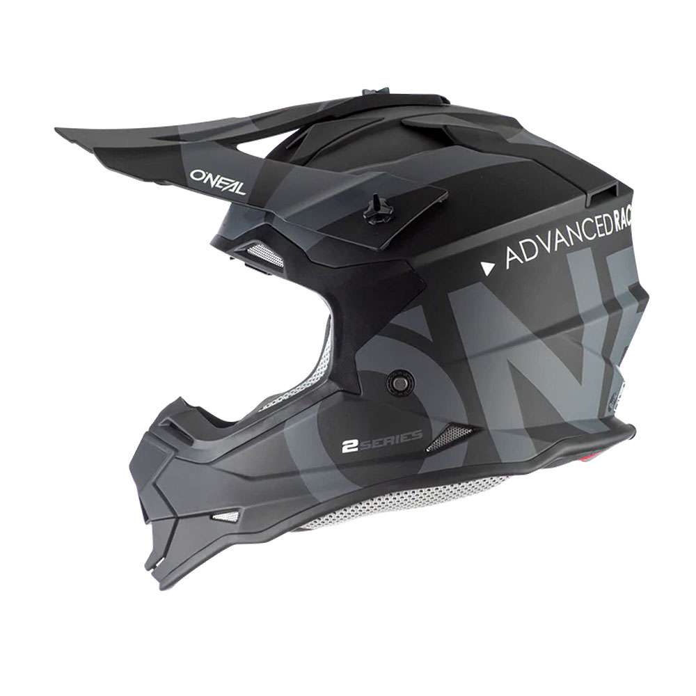 Kaciga ONEAL Cross 2SRS SLICK crno siva XL