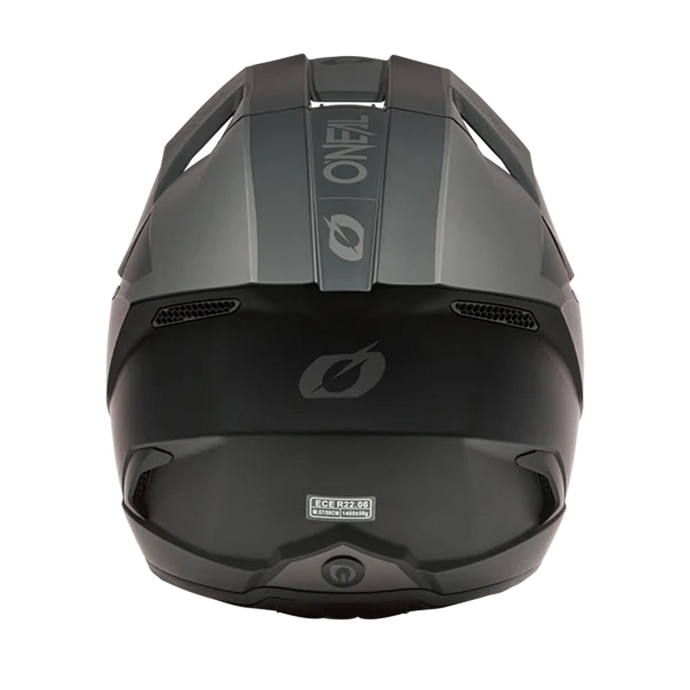 Kaciga ONEAL Cross 3SRS SOLID crno siva