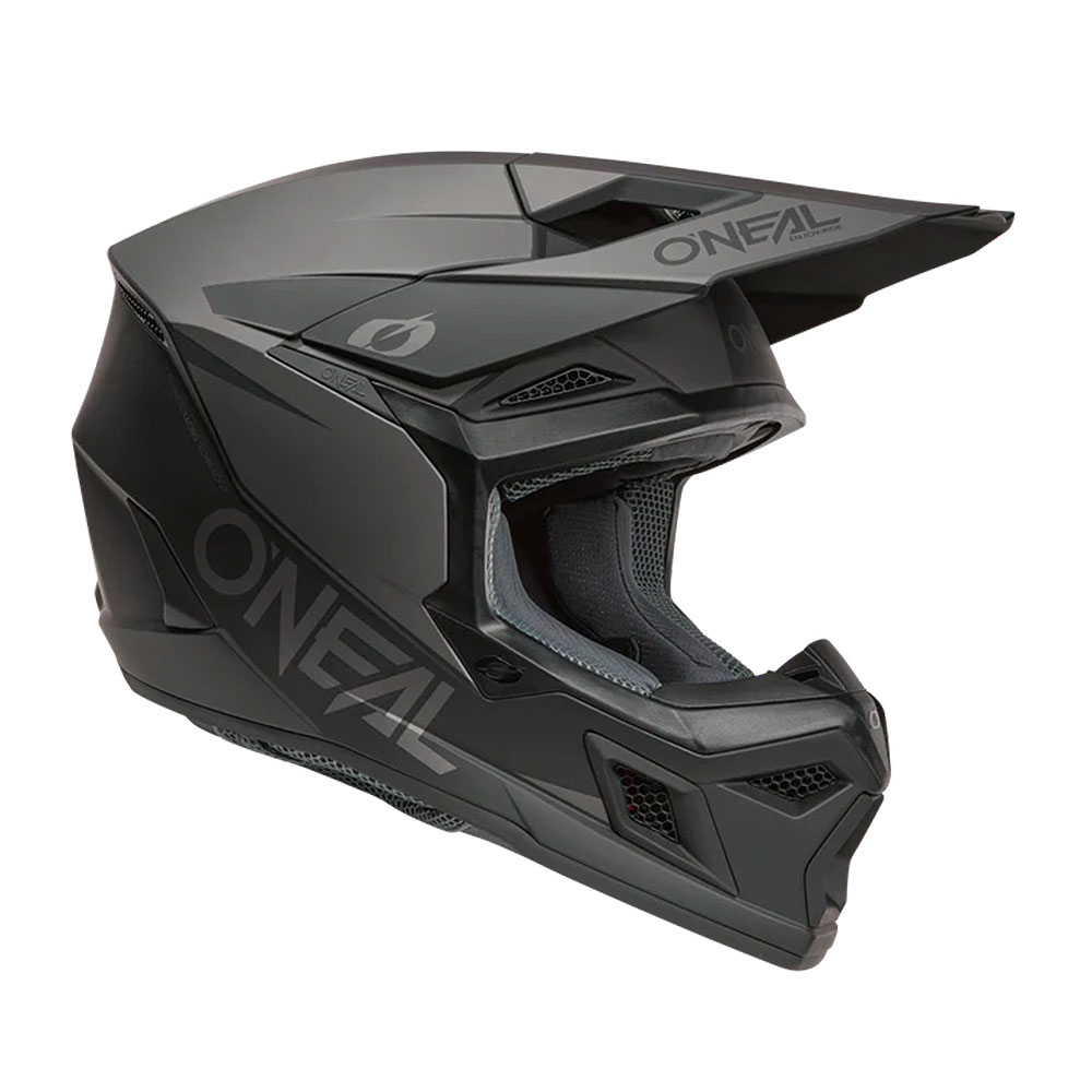 Kaciga ONEAL Cross 3SRS SOLID crno siva