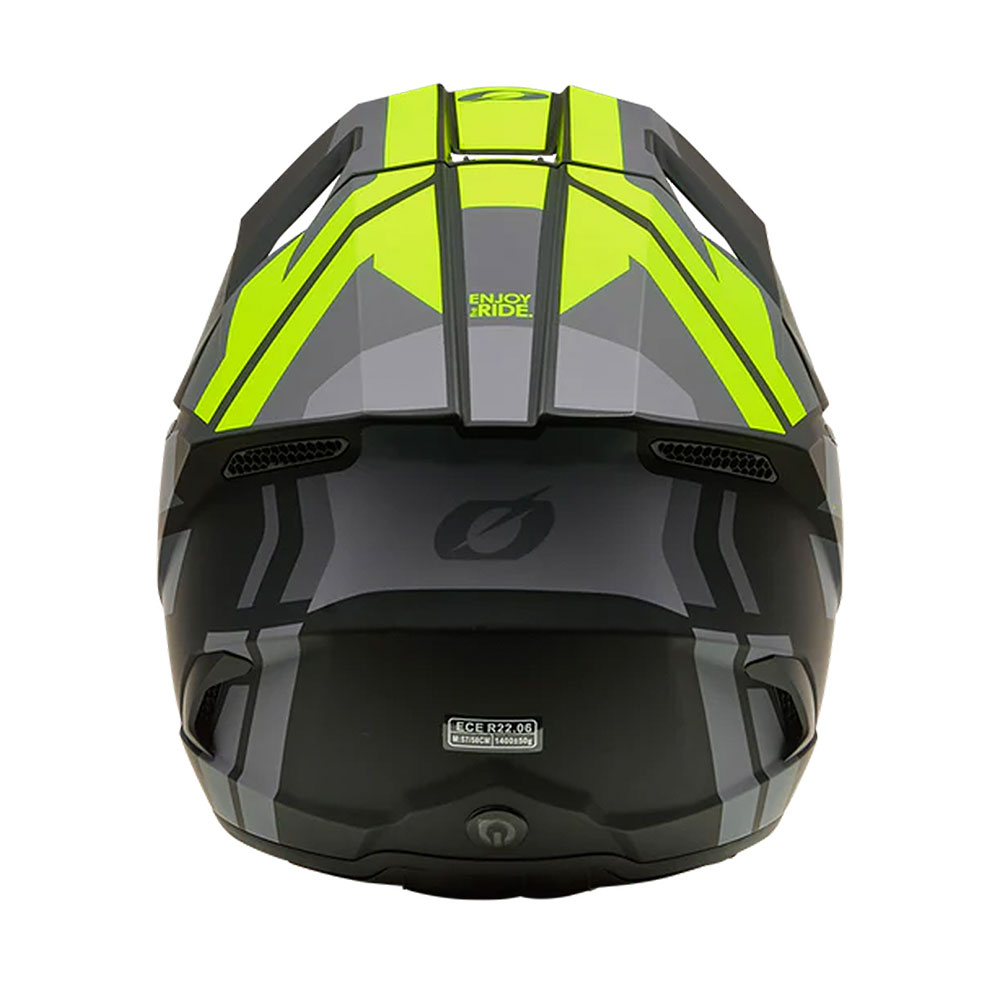 Kaciga ONEAL Cross 3SRS RIDE crno sivo žuta XL