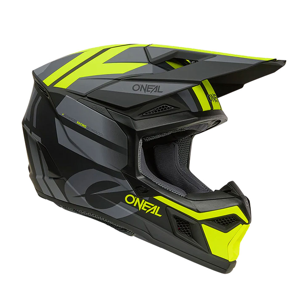 Kaciga ONEAL Cross 3SRS RIDE crno sivo žuta XL