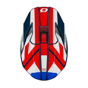 Kaciga ONEAL Cross 3SRS RIDE plavo belo crvena XL