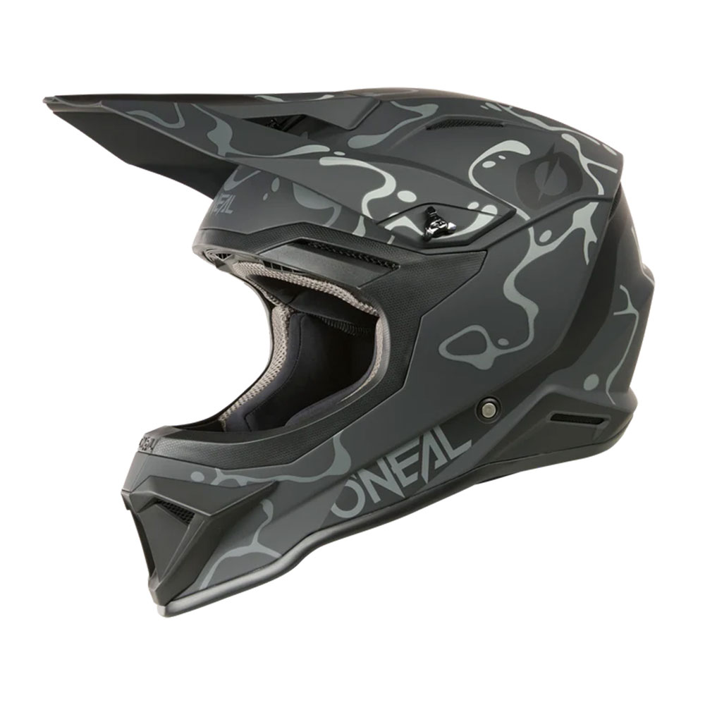 Kaciga ONEAL Cross 1SRS SPLASH crno siva XL