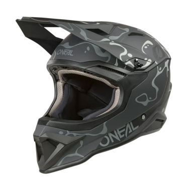 Kaciga ONEAL Cross 1SRS SPLASH crno siva XL