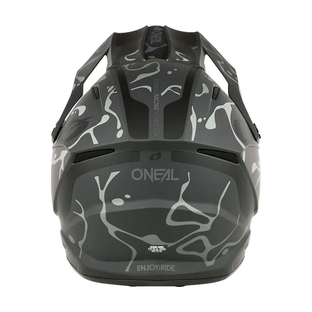 Kaciga ONEAL Cross 1SRS SPLASH crno siva XL