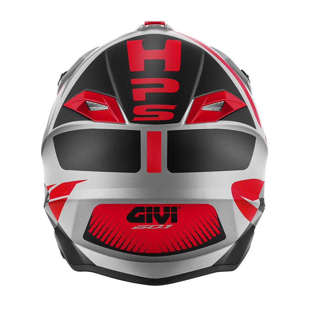 Kaciga GIVI Cross 60.1 FRESH titanium crveno crna