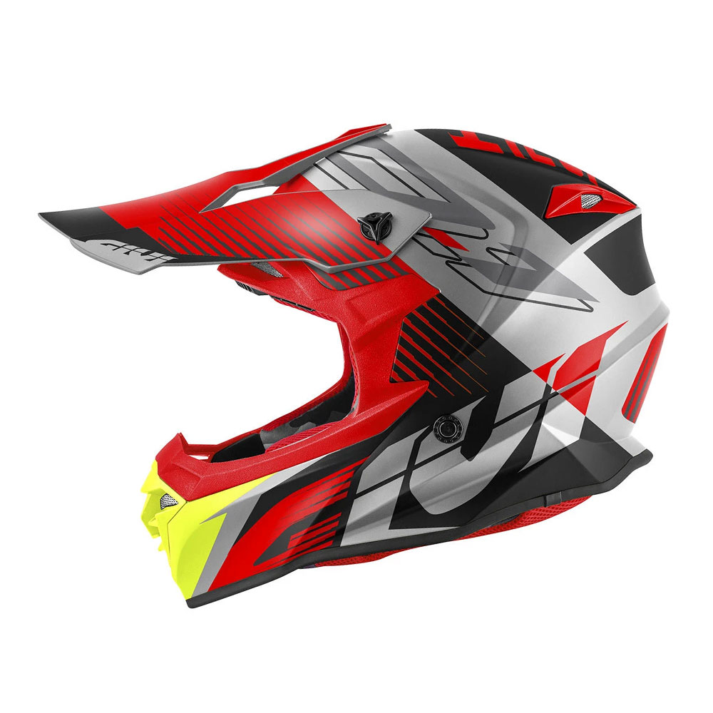 Kaciga GIVI Cross 60.1 FRESH titanium crveno crna XL