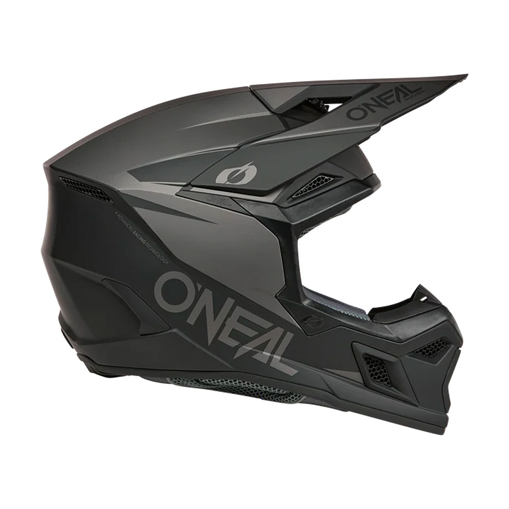 Kaciga ONEAL Cross 3SRS SOLID crno siva M