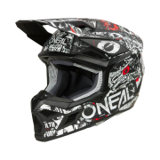 Kaciga ONEAL Cross 3SRS ATTACK crno bela XL