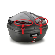 Katadiopteri kofera crveni Kappa K37 / K47 Z470R