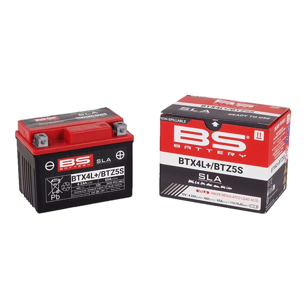 Akumulator BS 12V 4Ah BTX4L-FA SLA desni plus (113x70x85) 65A