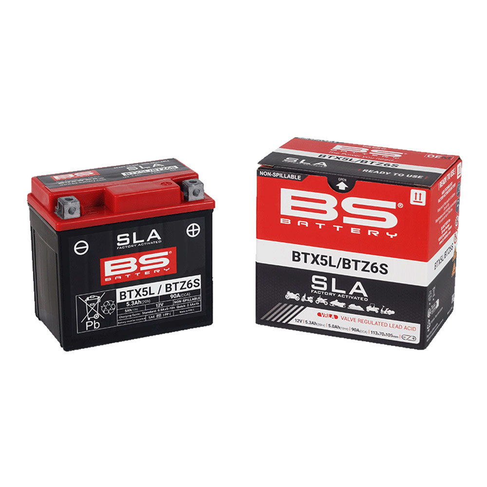 Akumulator BS 12V 5Ah BTX5L-FA SLA desni plus (113x70x105) 90A