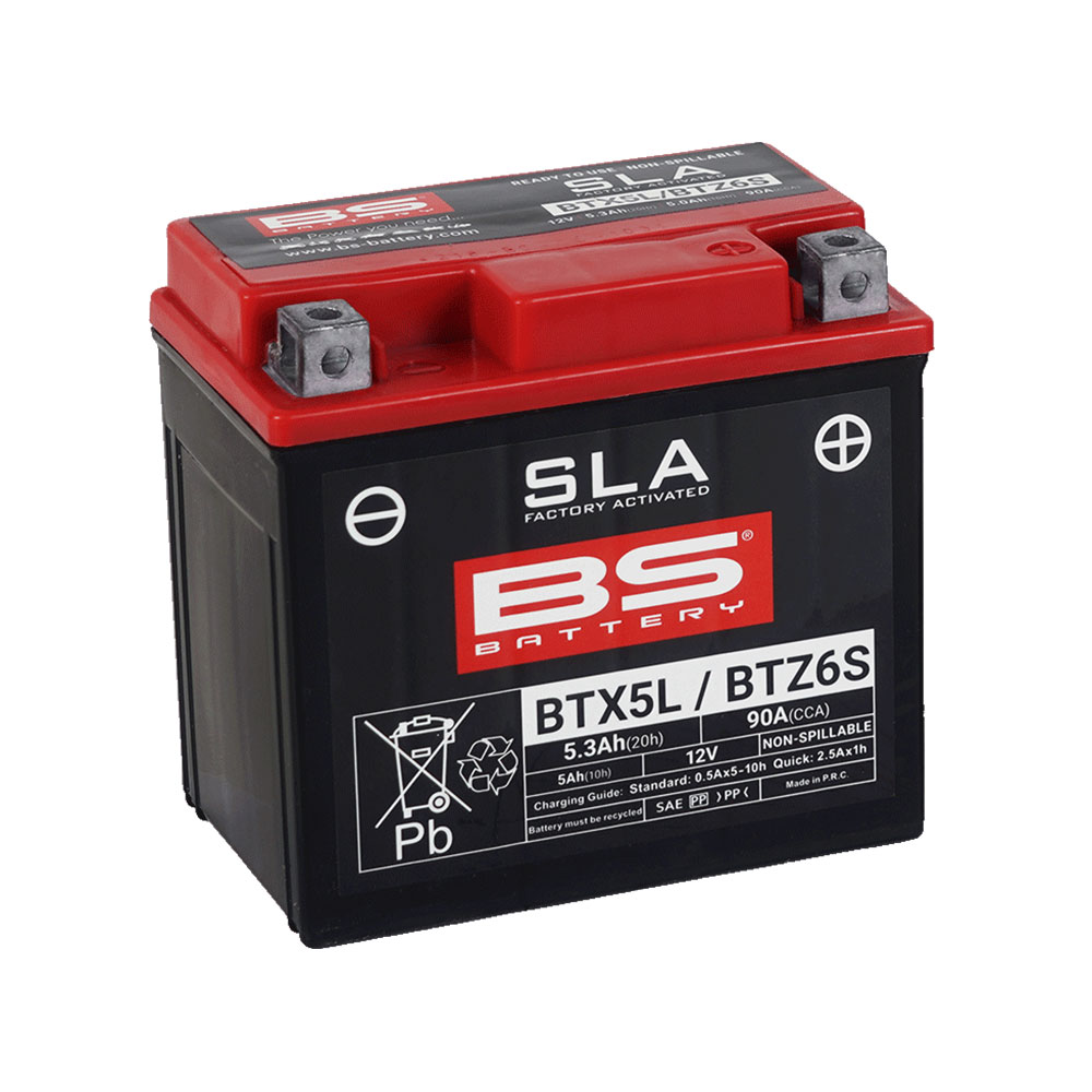 Akumulator BS 12V 5Ah BTX5L-FA SLA desni plus (113x70x105) 90A