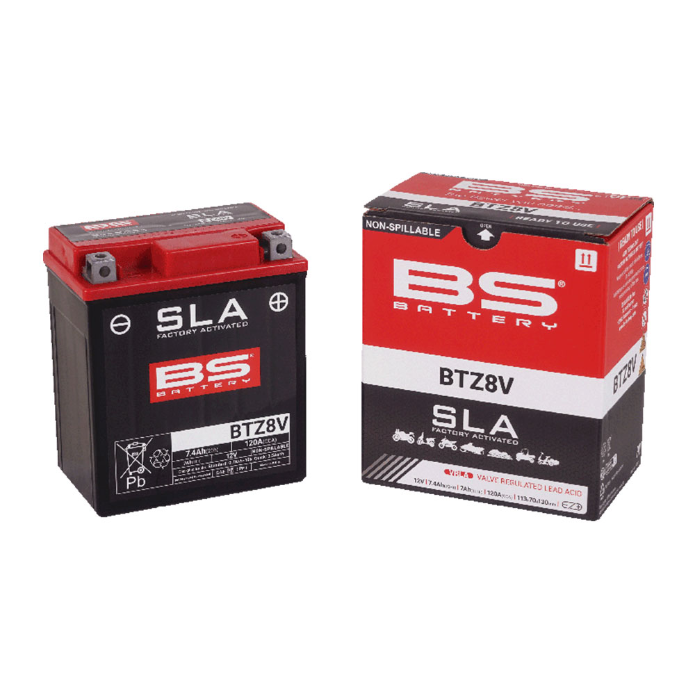 Akumulator BS 12V 7Ah BTZ8V-FA SLA desni plus (113x70x130) 120A