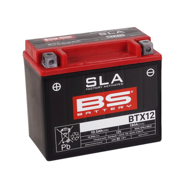 Akumulator BS 12V 10Ah SLA gel BTX12-FA levi (150x87x130) 180A