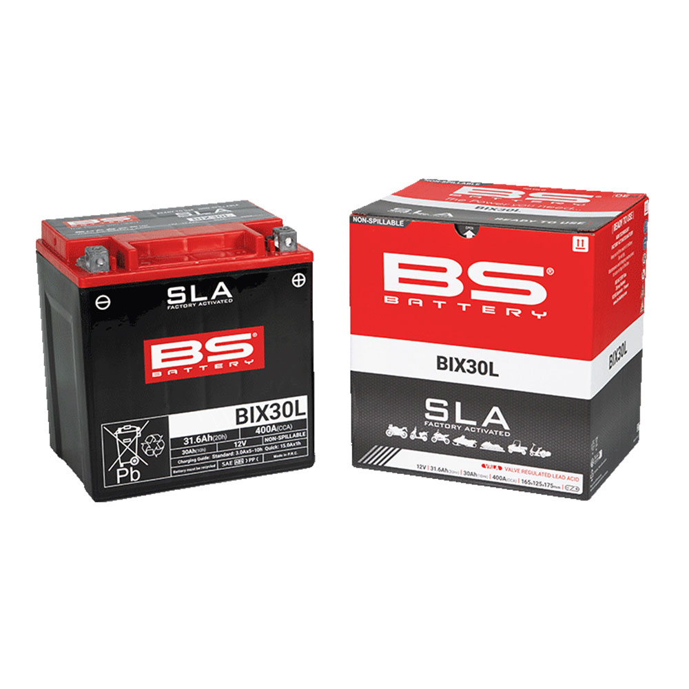 Akumulator BS 12V 30Ah SLA gel  BIX30L-FA desni plus (165x125x175) 400A