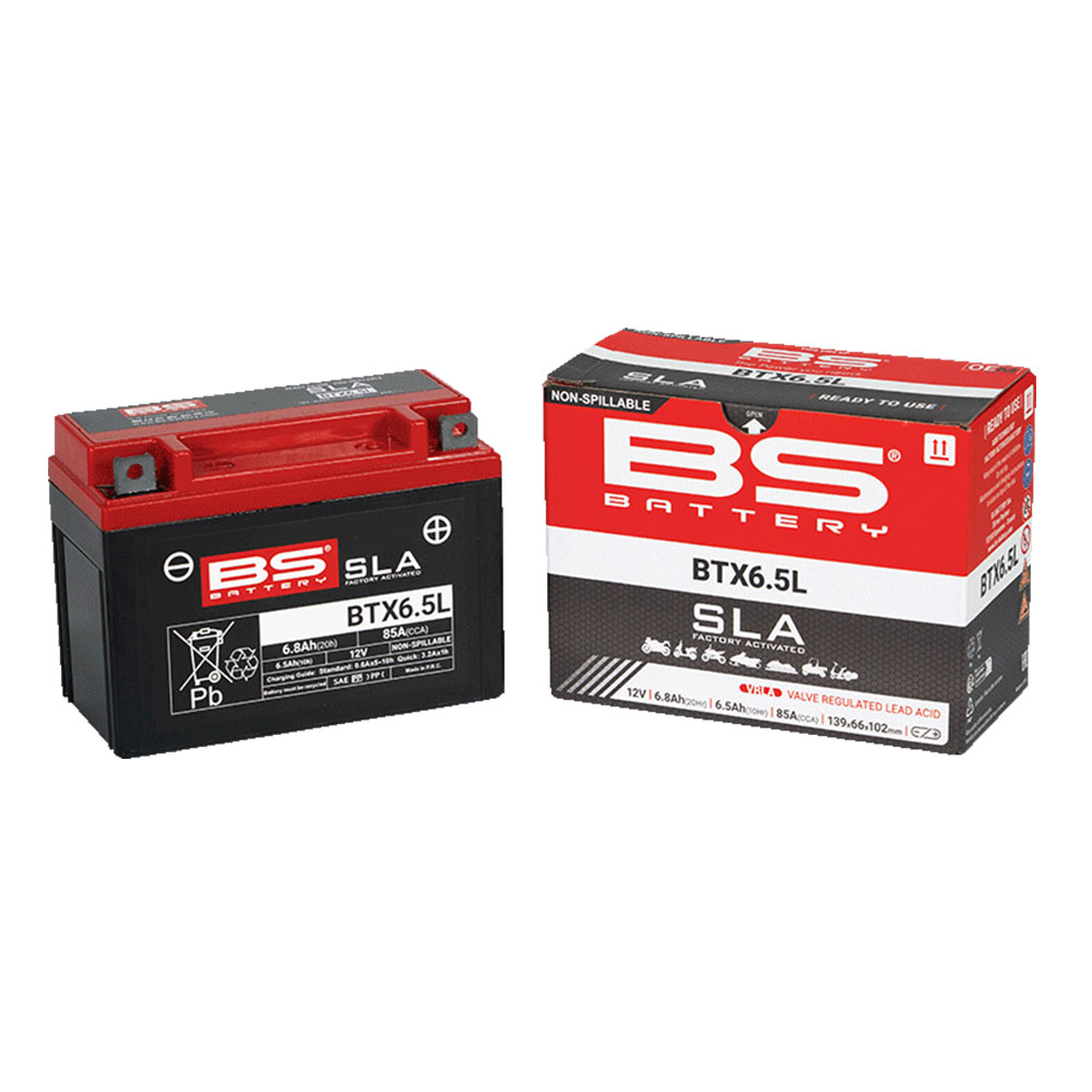 Akumulator BS 12V 6.5Ah BTX6.5L-FA desni plus (139x66x102) 85A