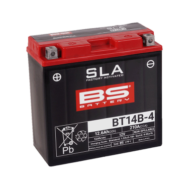 Akumulator BS 12V 12Ah SLA BT14B-4-FA levi plus (150x69x145) 210A