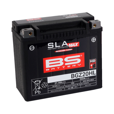 Akumulator BS 12V 20Ah SLA Max BGZ20HL-FA desni (176x89x154) 320A