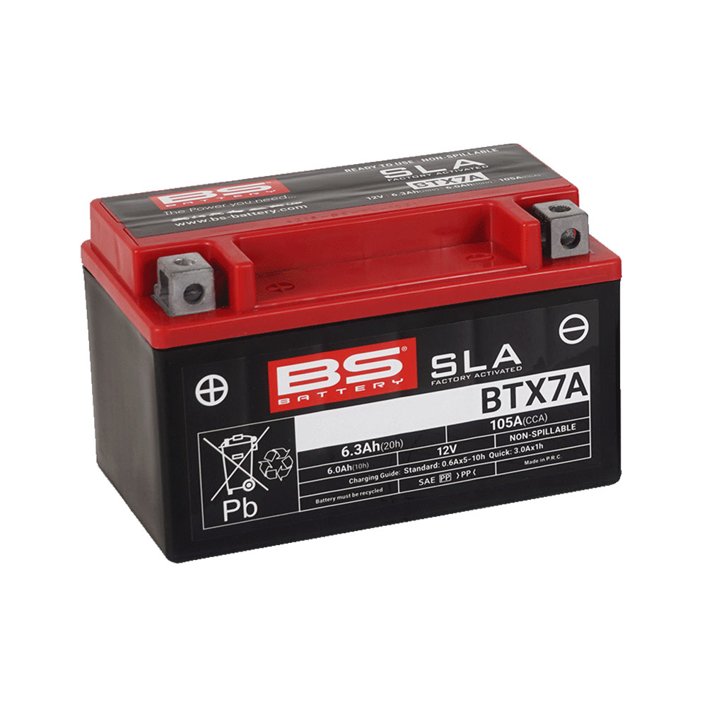 Akumulator BS 12V 6Ah l gel BTX7A-FA levi (150x87x93) 105A