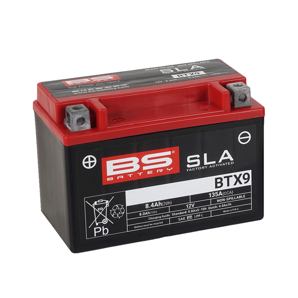 Akumulator BS 12V 8Ah SLA gel BTX9-FA levi (150x87x105) 135A