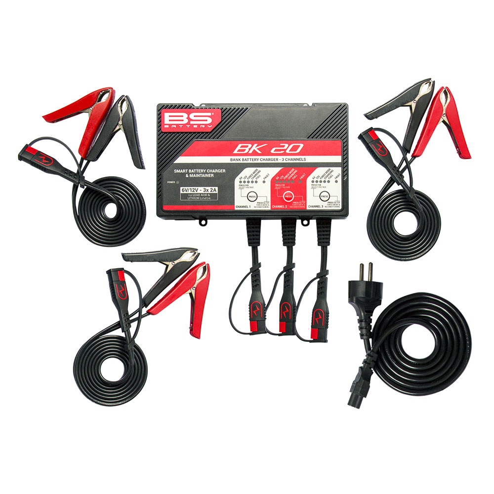 Punjač akumulatora pametni tri izlaza 6V/12V/12.8V 2A BS