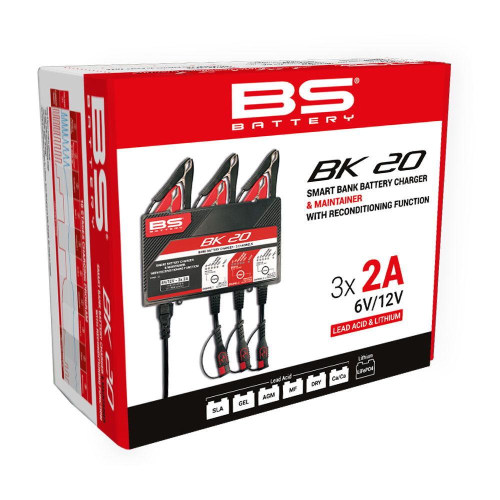 Punjač akumulatora pametni tri izlaza 6V/12V/12.8V 2A BS