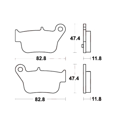 Disk pločice TRW MCB873SRM ( MAXI - SCOOTER SINTER )