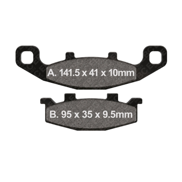 Disk pločice EBC FA129 (ORGANIC )