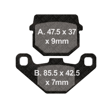 Disk pločice EBC SFA083 ( ORGANIC )