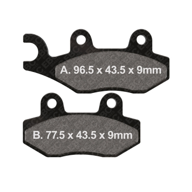 Disk pločice EBC SFA228HH ( SCOOTER SINTER )