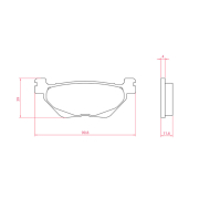 Disk pločice RMS Yamaha T-Max 530 / 560