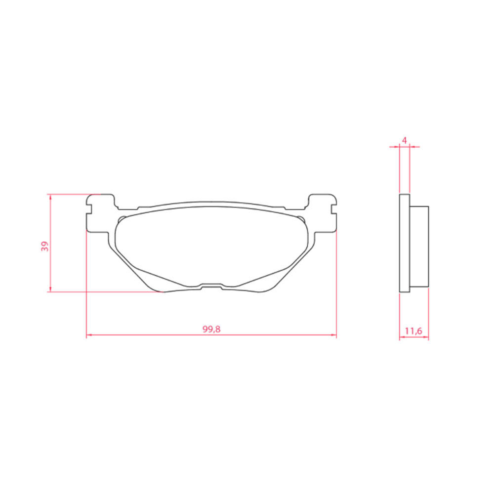 Disk pločice RMS Yamaha T-Max 530 / 560