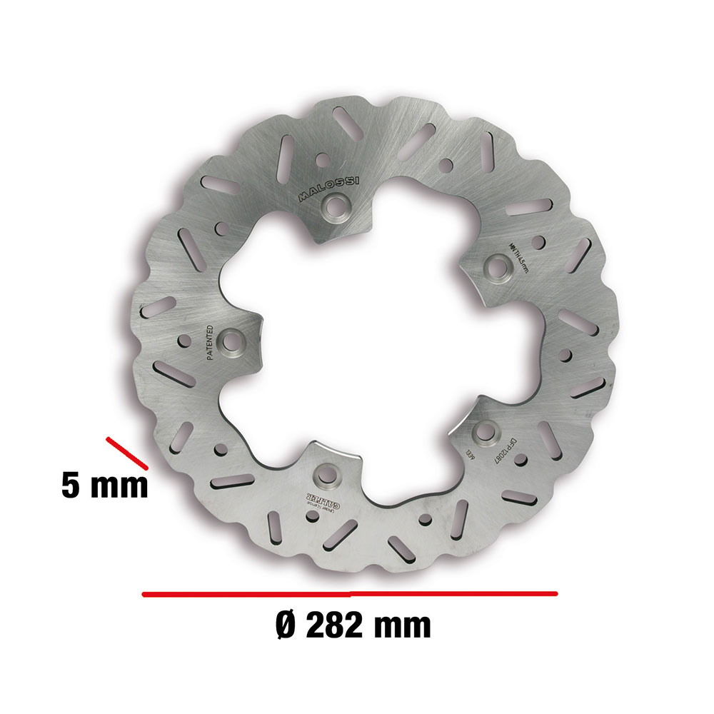 Zadnji kočioni disk Yamaha T-Max 530 / 560 (12-26)  fi 282mm Malossi